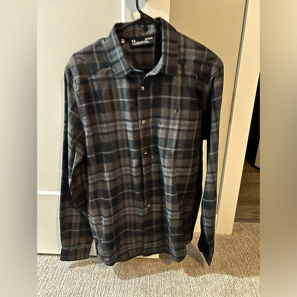 Under Armour plaid dress shirt. Medium, brand new with tags. - Picture 2 of 2